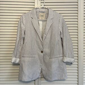 Abercrombie and Fitch Stripe Blazer